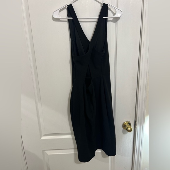 Aakaa Women's halter elegant Black Dress size L - Picture 6 of 13